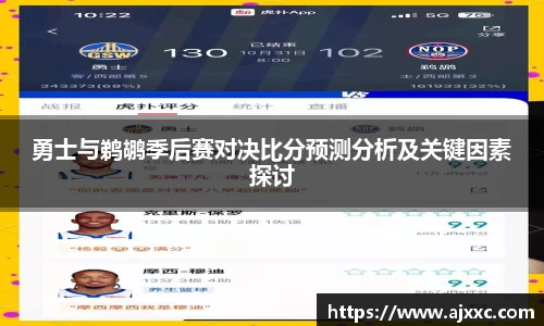勇士与鹈鹕季后赛对决比分预测分析及关键因素探讨